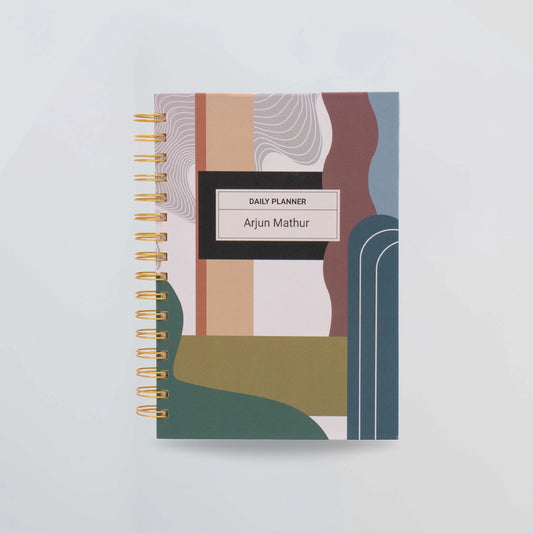 PERSONALISED DAILY PLANNER - ABSTRACT