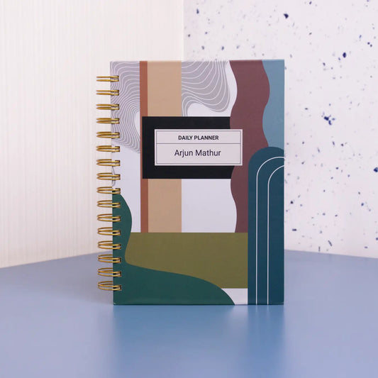 PERSONALISED DAILY PLANNER - ABSTRACT