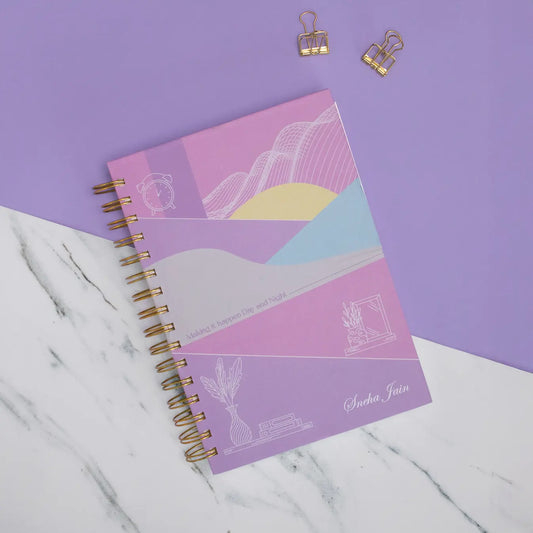 PERSONALISED DAILY PLANNER - EVERYTHING PINK