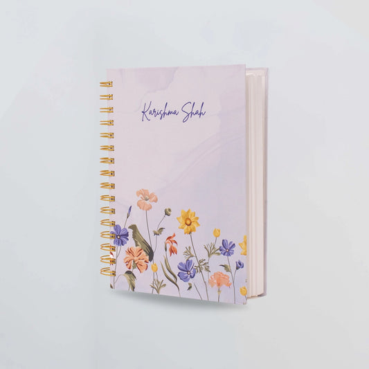 PERSONALISED DAILY PLANNER - FLORAL