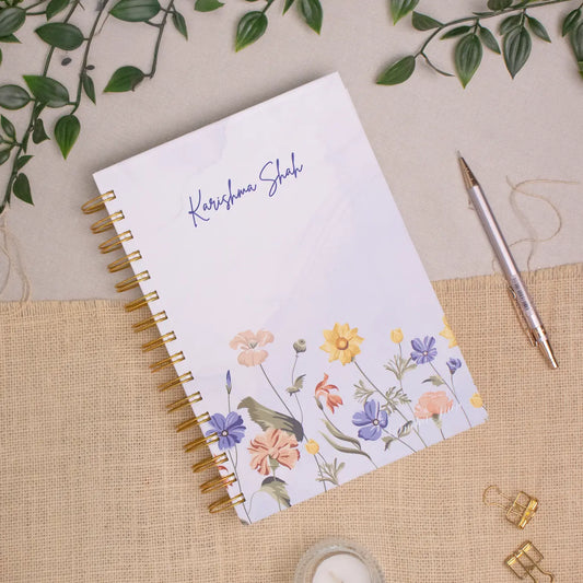 PERSONALISED DAILY PLANNER - FLORAL