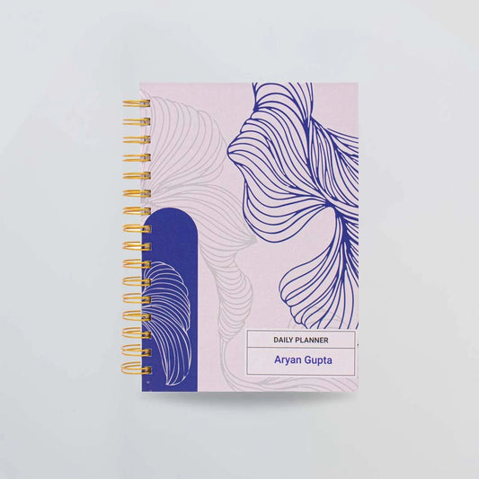 PERSONALISED DAILY PLANNER - GO WITH THE FLOW