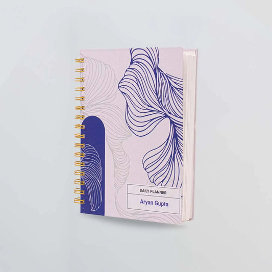 PERSONALISED DAILY PLANNER - GO WITH THE FLOW