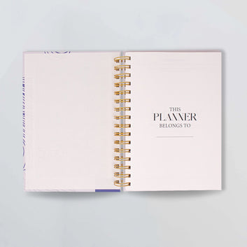 PERSONALISED DAILY PLANNER - GO WITH THE FLOW