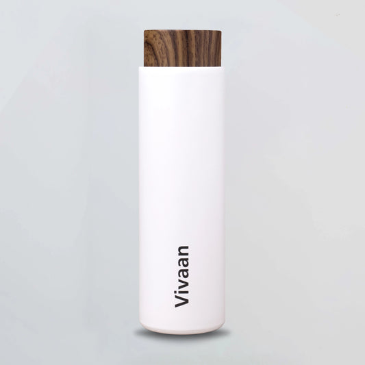 PERSONALISED FLASK - WHITE