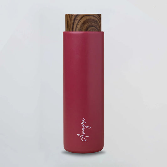 PERSONALISED FLASK - MAROON