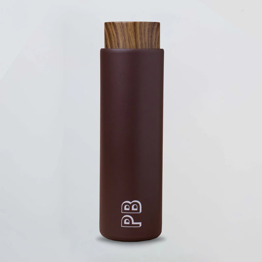 PERSONALISED FLASK - BROWN