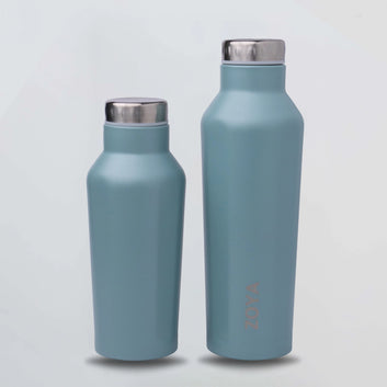 PERSONALISED METAL BOTTLE - SEA GREEN