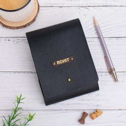 PERSONALISED NOTEPAD - BLACK