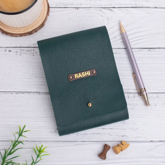 PERSONALISED NOTEPAD - GREEN