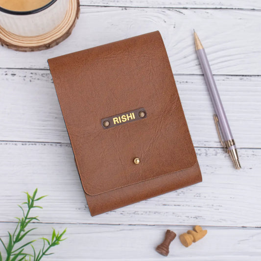 PERSONALISED NOTEPAD - TAN