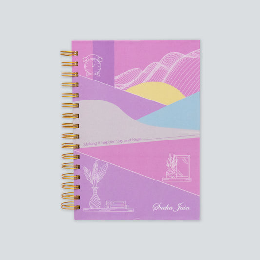 PERSONALISED DAILY PLANNER - EVERYTHING PINK