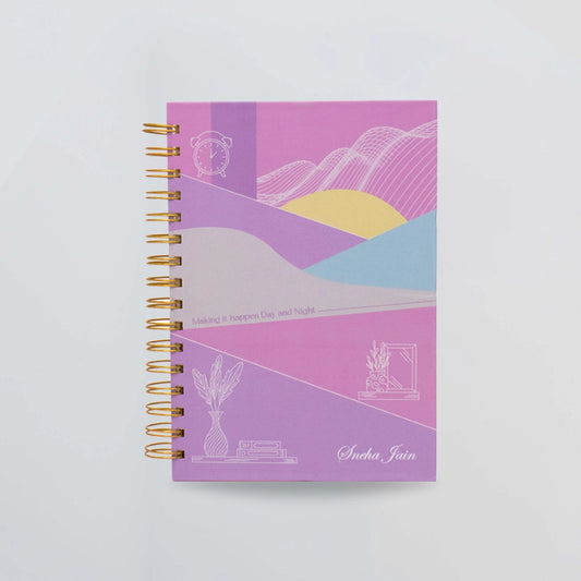 PERSONALISED DAILY PLANNER - EVERYTHING PINK