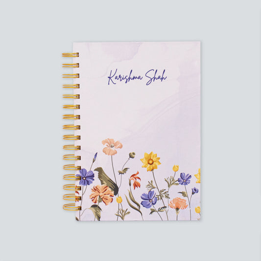 PERSONALISED DAILY PLANNER - FLORAL