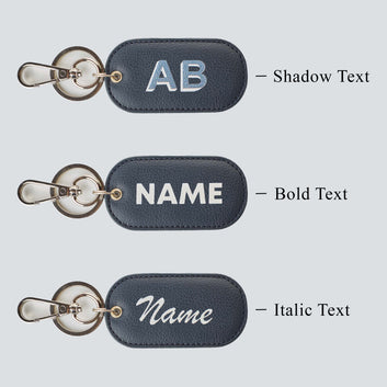 PERSONALISED RECTANGLE KEYCHAIN - PRINTED