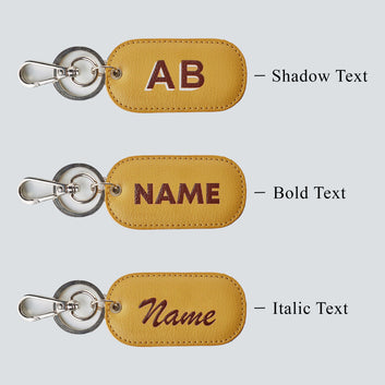 PERSONALISED RECTANGLE KEYCHAIN - PRINTED