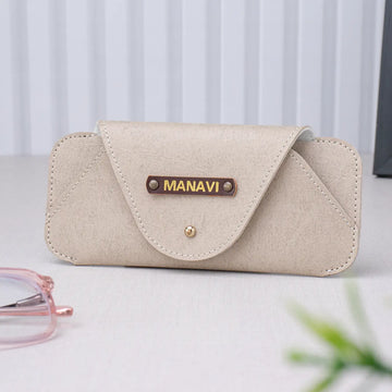 PERSONALISED SUNGLASS CASE - BEIGE