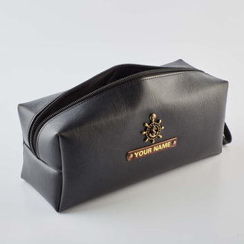 PERSONALISED TRAVEL POUCH - BLACK