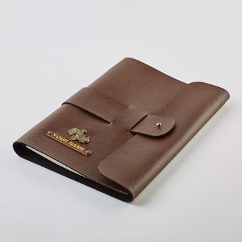 PERSONALISED DIARY - BROWN