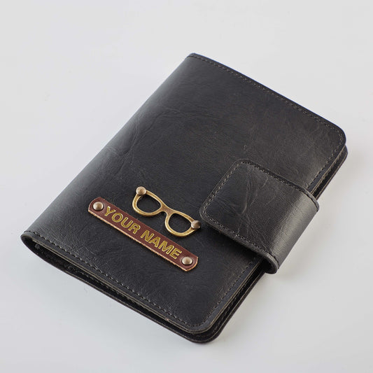 PERSONALISED MINI TRAVEL WALLET - BLACK