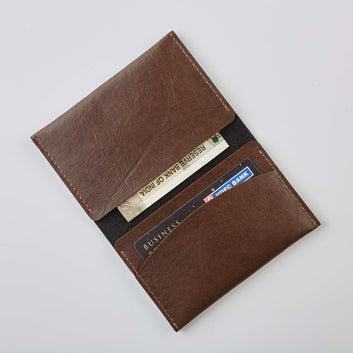 PERSONALISED MINI WALLET - BROWN