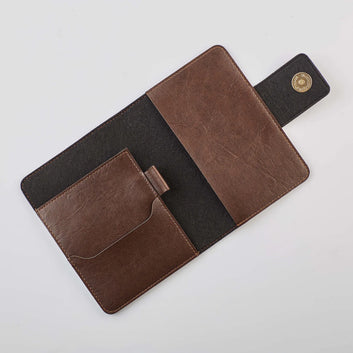 PERSONALISED MINI TRAVEL WALLET - BROWN