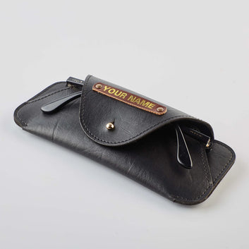 PERSONALISED SUNGLASS CASE - BLACK