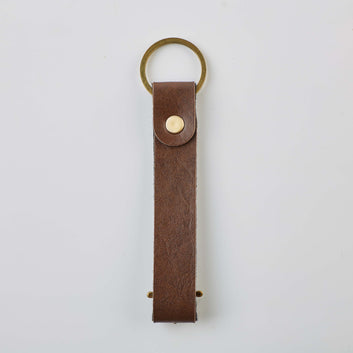 PERSONALISED KEYCHAIN - BROWN