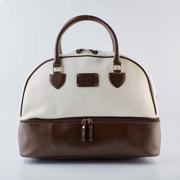 PERSONALISED WEEKENDER BAG - BROWN