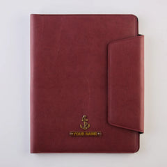 PERSONALISED OFFICE FOLDER - MAROON