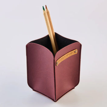 PERSONALISED PENSTAND - MAROON