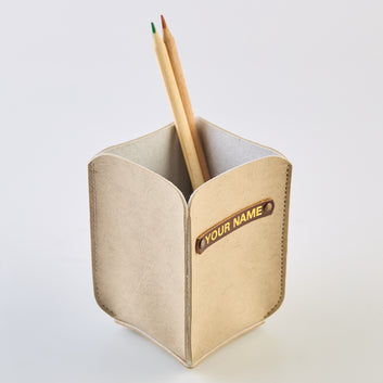 PERSONALISED PENSTAND - BEIGE