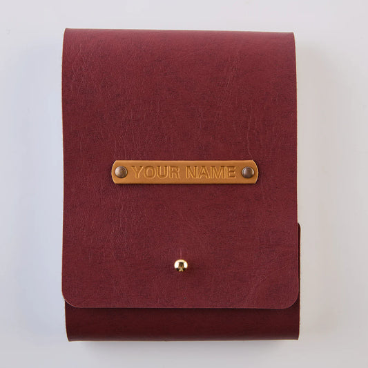 PERSONALISED NOTEPAD - MAROON