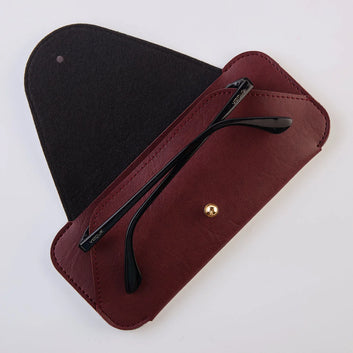 PERSONALISED SUNGLASS CASE - MAROON