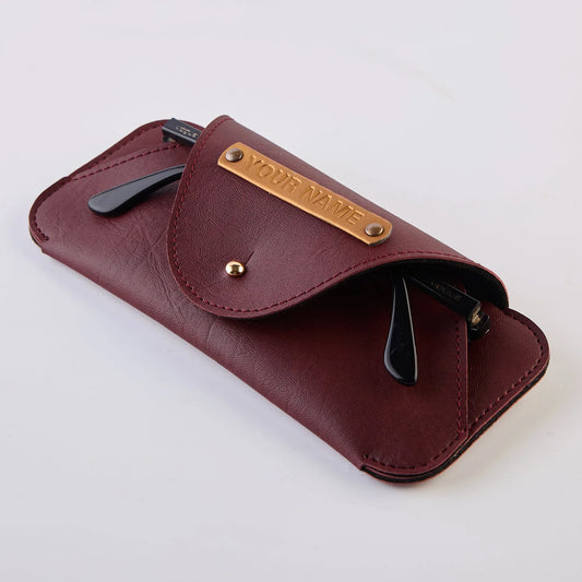 PERSONALISED SUNGLASS CASE - MAROON