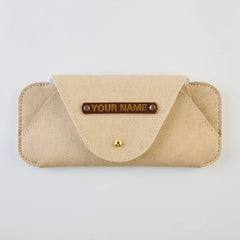 PERSONALISED SUNGLASS CASE - BEIGE