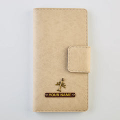 PERSONALISED TRAVEL WALLET - BEIGE