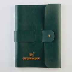 PERSONALISED DIARY - GREEN