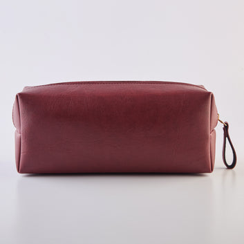 PERSONALISED MINI TRAVEL POUCH - MAROON