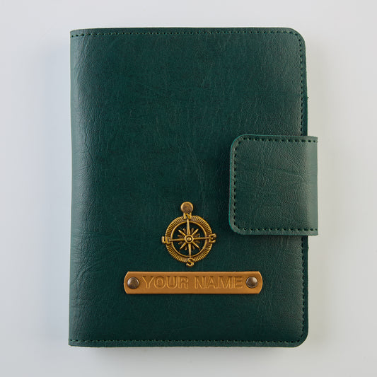 PERSONALISED MINI TRAVEL WALLET - GREEN