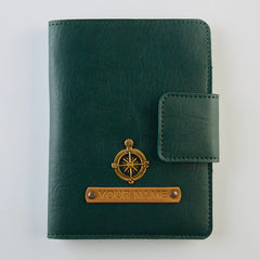 PERSONALISED MINI TRAVEL WALLET - GREEN