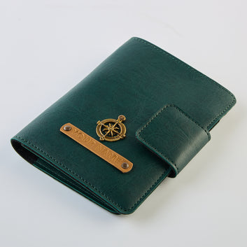 PERSONALISED MINI TRAVEL WALLET - GREEN