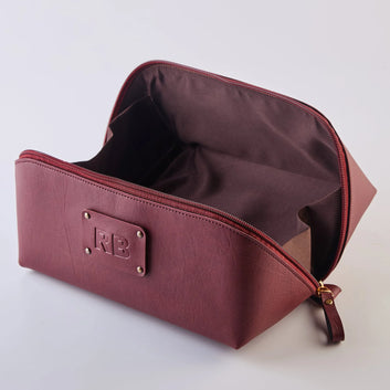 PERSONALISED DOPP KIT - MAROON