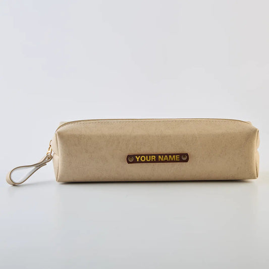 PERSONALISED STATIONERY POUCH - BEIGE