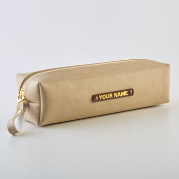 PERSONALISED STATIONERY POUCH - BEIGE