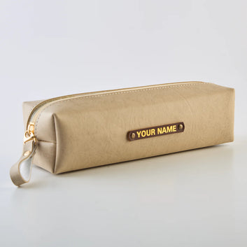 PERSONALISED STATIONERY POUCH - BEIGE