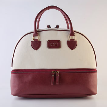 PERSONALISED WEEKENDER BAG - MAROON