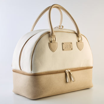 PERSONALISED WEEKENDER BAG - BEIGE