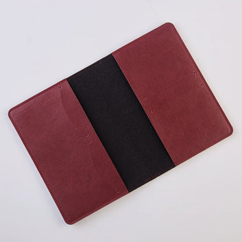 PERSONALISED PASSPORT COVER - MAROON