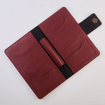 PERSONALISED FAMILY PASSPORT COVER - MAROON